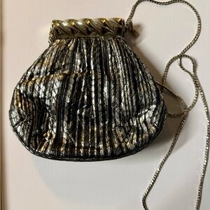 Judith Leiber Metallic Crossbody Bag
